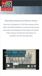 Mobile Screenshot of marx-memorial-library.org